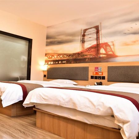 Thank Inn Chain Hotel Anhui Bengbu South Railway Station Exterior foto